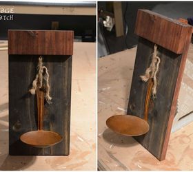 scrap wood sconces, christmas decorations, crafts, diy, lighting, repurposing upcycling, woodworking projects