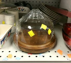 thrifted cheese dome ice skating pond, christmas decorations, crafts, seasonal holiday decor