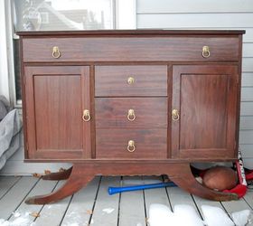 tricycle buffet, painted furniture
