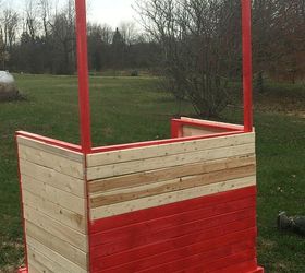 christmas decor we built a christmas tree lot, christmas decorations, outdoor living, seasonal holiday decor, woodworking projects