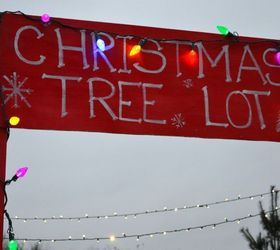 christmas decor we built a christmas tree lot, christmas decorations, outdoor living, seasonal holiday decor, woodworking projects