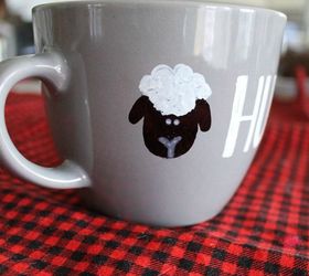 baa humbug sharpie mug, crafts, how to