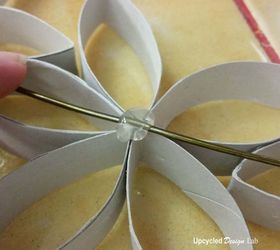 upcycled paper tube holiday christmas wreath, christmas decorations, seasonal holiday decor, wreaths