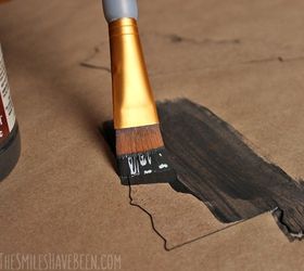 diy faux rusted metal state ornaments from a cereal box, christmas decorations, crafts, seasonal holiday decor
