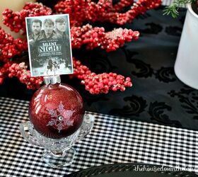 christmas eve tablescape with diy place cards homeforchristmas, christmas decorations, seasonal holiday decor