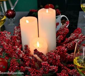 christmas eve tablescape with diy place cards homeforchristmas, christmas decorations, seasonal holiday decor