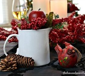 christmas eve tablescape with diy place cards homeforchristmas, christmas decorations, seasonal holiday decor