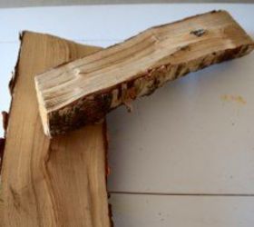 diy birch wood candle holder, christmas decorations, seasonal holiday decor