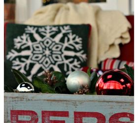 cozy and rustic holiday porch homeforchristmas, christmas decorations, porches, seasonal holiday decor