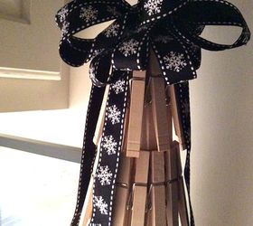o christmas tree o christmas tree you are made of clothespins, christmas decorations, crafts, seasonal holiday decor