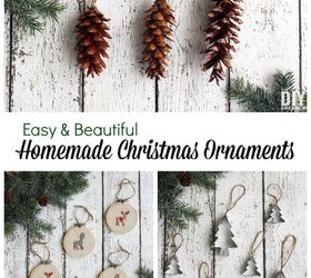 easy to make christmas ornaments, christmas decorations, crafts, seasonal holiday decor