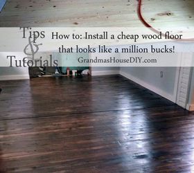 how to install an inexpensive wood floor, diy, flooring, hardwood floors, how to