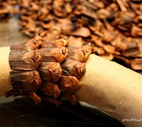 how to make a pine cone bract wreath, christmas decorations, crafts, how to, seasonal holiday decor, wreaths