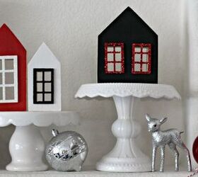 red and black christmas mantel, christmas decorations, fireplaces mantels, seasonal holiday decor