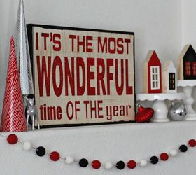 red and black christmas mantel, christmas decorations, fireplaces mantels, seasonal holiday decor