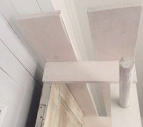 free standing closet made with an old door, closet, diy, doors, how to, repurposing upcycling, woodworking projects