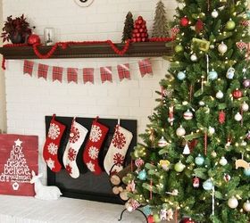 joy embroidery hoop ornaments christmas mantel, christmas decorations, crafts, fireplaces mantels, seasonal holiday decor