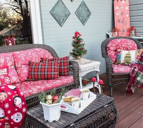 inexpensive deck decorating ideas for christmas that even you can do, christmas decorations, decks, home decor, seasonal holiday decor
