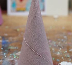 glittery tp tube christmas trees, christmas decorations, crafts, how to, seasonal holiday decor