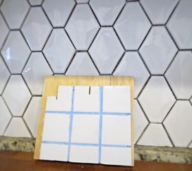 how to grout in bright colors, how to, kitchen backsplash, kitchen design, tiling