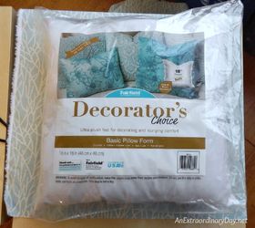 coastal christmas decor easy no measure poinsettia pillow tutorial, christmas decorations, crafts, reupholster