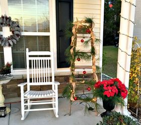 christmas on the front porch, christmas decorations, porches, seasonal holiday decor