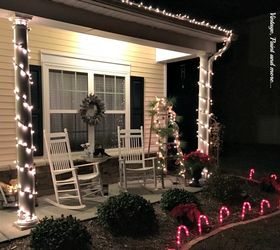 christmas on the front porch, christmas decorations, porches, seasonal holiday decor