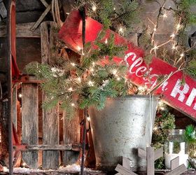 santa s picnic by the campfire a rustic christmas mantel, christmas decorations, fireplaces mantels, seasonal holiday decor