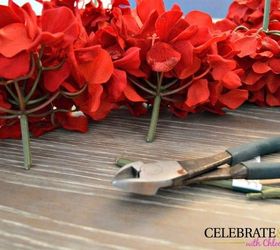 diy red hydrangea christmas wreath, christmas decorations, crafts, hydrangea, seasonal holiday decor, wreaths
