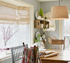 rustic farmhouse christmas mantel home for the holidays, christmas decorations, fireplaces mantels, home decor, seasonal holiday decor