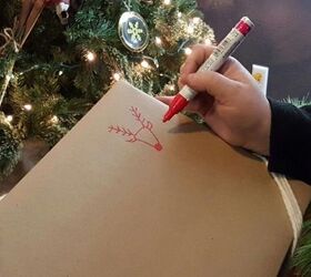 cheap easy and elegant gift wrapping, christmas decorations, seasonal holiday decor