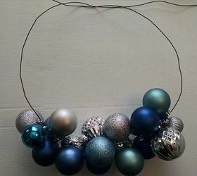 holiday diy create a beautiful ornament wreath for around 10, christmas decorations, crafts, seasonal holiday decor, wreaths