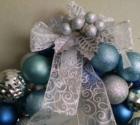 holiday diy create a beautiful ornament wreath for around 10, christmas decorations, crafts, seasonal holiday decor, wreaths