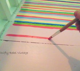 paint a fake rag rug how to, how to, painting