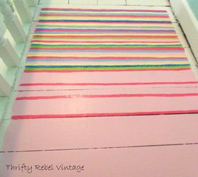 paint a fake rag rug how to, how to, painting