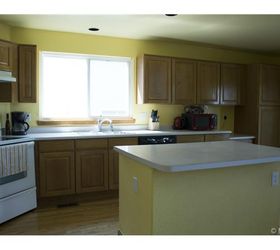 kitchen remodel farm table island, home improvement, kitchen design