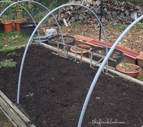 starting a winter vegetable garden, gardening, how to, landscape, outdoor living, PVC Conduit Total Cost 6 36