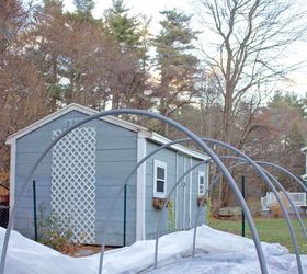 starting a winter vegetable garden, gardening, how to, landscape, outdoor living, Garden with crop cover