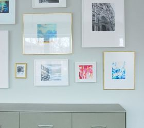 gallery wall diy mattes for ikea ribba frames, wall decor