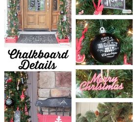 christmas porch decorations schoolhouse inspired vintage, christmas decorations, porches, repurposing upcycling