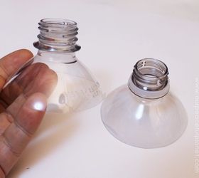 soda bottle candles holders repurpose, crafts, repurposing upcycling