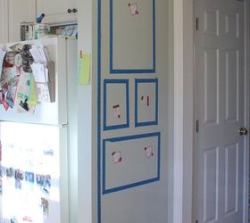 diy home command center, chalkboard paint, organizing, painting