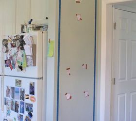 diy home command center, chalkboard paint, organizing, painting