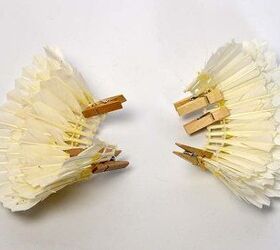 re purpose some old badminton shuttlecocks into festive angel wings, christmas decorations, crafts, repurposing upcycling, seasonal holiday decor