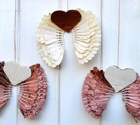 re purpose some old badminton shuttlecocks into festive angel wings, christmas decorations, crafts, repurposing upcycling, seasonal holiday decor