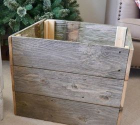 old fence puts final touch on our christmas tree, christmas decorations, diy, repurposing upcycling, seasonal holiday decor, woodworking projects