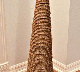 using rope to repurpose christmas decor, christmas decorations, crafts, seasonal holiday decor