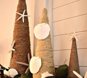 using rope to repurpose christmas decor, christmas decorations, crafts, seasonal holiday decor