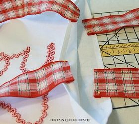 dinner napkin pillow cover diy, christmas decorations, crafts, seasonal holiday decor, reupholster