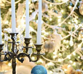 french vintage christmas tree, christmas decorations, home decor, seasonal holiday decor